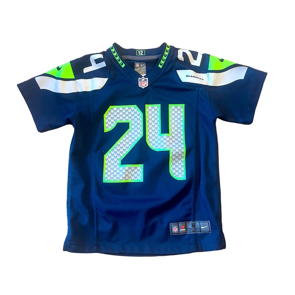 Seattle Seahawks Lynch Jersey youth small.
